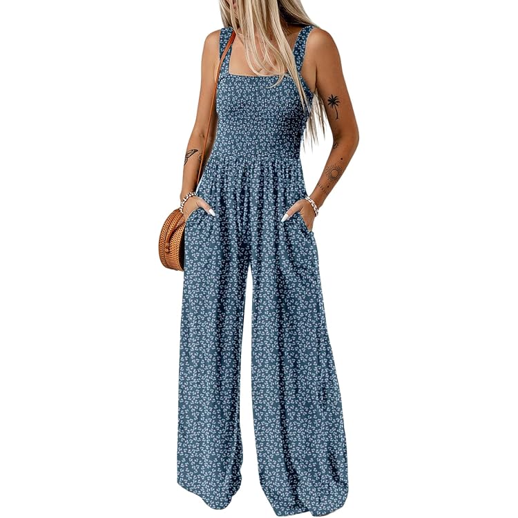 CUPSHE X Madison Tuta Donna Monospalla Con Fiocco Romantico - Gamba Larga, 100% Poliestere