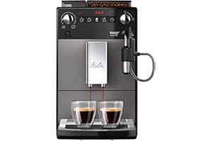 Melitta Macchina da caffè completamente automatica, Avanza Serie 600, Art. N. 6767843, acciaio inossidabile, 1450 W, 1,5 litri, Mystic Titian