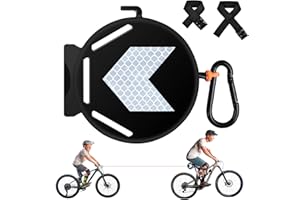 APKEZEL Remolque Bicicleta Niños, 2 M Remolque Bicicleta, Portátil Remolque Bici para Padres e Hijos, Barra Remolque Bicicleta Ajustable, Capacidad de Carga 120 kg, para Bicicleta de Carretera/MTB/E-Bike