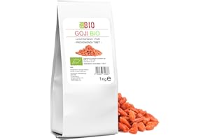 Goji bacche Bio 1 Kg - 100% Naturali e Raw - Colazione Tisane Super food - LaborBio