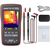 Abestop 2 in 1 Thermal Imager & Digital Multimeter Tester with 10,800 Pixels 20Hz Image Capture Frequency Thermal Imagers 4,0