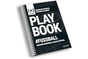 Il preferito 1x1SPORT PlayBook #FUSSBALL | Modelli di campi da gioco & training di formazione per allenatori di calcio (quaderno ad anelli, esercizi di calcio e taccuini con le tattiche, formato Din-A5, 200 pagine)