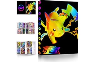 LEMIL Raccoglitore Carte, Album di Carte con Effetto Laser Libro Album Fotografico, 4 Tasche per Pagina 30 Pagine e Può Contenere 240 Carte Porta Carte Album(Laser-PK2)