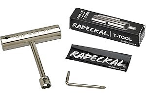 RADECKAL Compact Pocket Skate Tool- T Tool All in One Skate Tool for Skateboards, Collapses to a Compact Size to Fit in Your Pocket