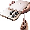 TORRAS Gold Ultra Slim Power Bank for MagSafe (MiniMag), 5000mAh Fast Charging Magnetic Portable Charger, Wireless Battery Pack with USB-C Cable for iPhone 16 Pro Max/15/14/13/12, Desert Titanium