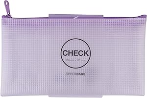 APLI 18843 - Borsa Zipper bag Dimensione"Check" cerniera colore viola Nordik Collection. Dimensioni 230 x 130 mm, materiale gomma EVA morbida
