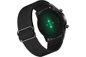 Songsier bransoletka kompatybilna z Xiaomi A mazfit GTR 2, A mazfit GTR 2e, elastyczny nylonowy pasek zamienny do zegarka A mazfit GTR 47 mm, A mazfit Stratos 3, Stratos 2, Stratos 2s, /A mazfit Pace.