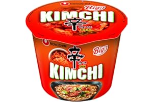 ‎NONGSHIM Nong Shim Instantnudeln Kimchi Ramyun Big Bowl – Koreanische Ramen Suppe - schnelle Zubereitung – 1er Pack à 112g