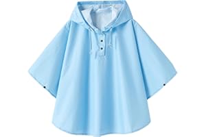 QIKADO Ponchos Impermeables Lluvia Niños Unisexo 1-12 años