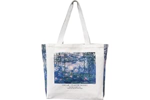 BROADREAM Torba na Zakupy z Nadrukiem Vintage, Płócienna Torba na Ramię, Torba Wielokrotnego Użytku, Torba na Ramię, Torby Naramienne,Torba z Nadrukiem, Dla Kobiet, Szkoła, Uniwersytet, Praca