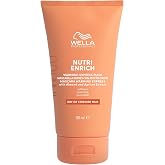 Wella Professionals Invigo Nutri Enrich -Express Heat Effect Mask -Nourishes Damaged Hair -Anti Frizz -Vitamin E -Almond and