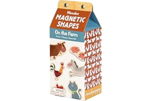 MUDPUPPY PR On the Farm Wooden Magnetic Shapes