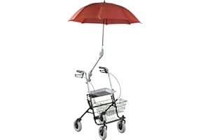 ROLKO KOHLGRÜBER GMBH Rollatorschirm PROTEKTOR mit Halterung, braungrün(Rolko), Zubehör für Rollatoren