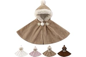 Mayoii Poncho Bébé Voiture Hiver, Cape Manteau Bébé Fille Garçon en Fausse Fourrure de Lapin Douce, Couverture Chaude pour Siège Auto, Cape Bébé 0-3 Ans