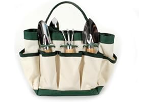 PLANÈTE PLANTE PLANETE Plante - Set de Jardinage 4 Pieces avec Sac et 10 Marqueurs- 170520 - Beige - Outils de Jardinage - 25 cm - À Partir de 3 Ans