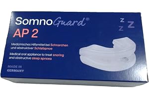 SomnoGuard AP2 Förstklassig anti-snarkskena i FlexPoint set med sömntipp-ABC. Förfärdig tvådelad skena mot snarkning och nattliga andningsutfyllningar samt för tandgnisslande