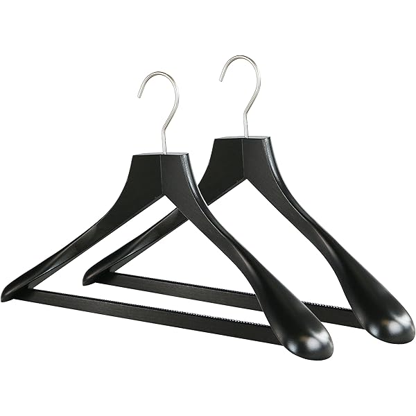 NAKATA HANGER:Made in Japan Wooden Men's Suit Hanger with a Felt