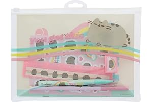 BLUEPRINT COLLECTIONS Pusheen Ensemble de papeterie | Pusheen Friendship | Fournitures de papeterie pour la rentrée scolaire | Fournitures scolaires | Cadeaux pour filles et garçons