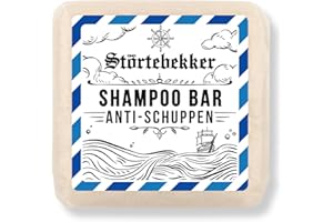 ‎STÖRTEBEKKER SHAVING ACCESSORIES NEU: Störtebekker® Premium Festes Anti Schuppen Shampoo - Festes Shampoo Herren & Damen - 3in1 Duschseife Männer für Haare, Kopfhaut & Bart - vegan, handgefertigt (100g)