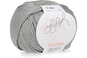 GGH Tavira | algodón Grueso para Tejer y Hacer Ganchillo - Apto como Hilo de Solapa - Ovillo de 50 g | Color 049 - Helles Khaki