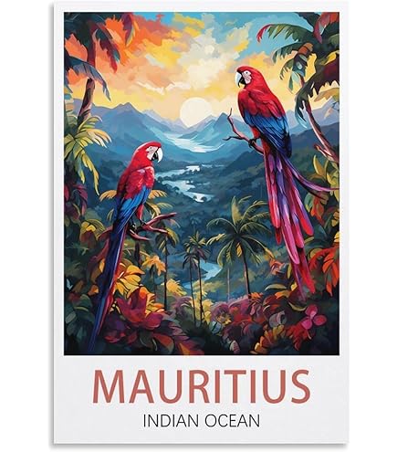 Poster Déco Murale Sur Toile "Velaris" - Style Minimaliste Voyage, 30 X 45 Cm - Pour Salon Et Chambre