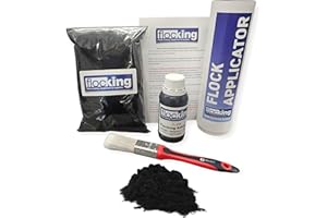 FLOC-KING Kit per il floccaggio fai da te, ideale per il cruscotto, floccatura in nylon resistente