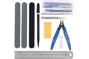 Coptiner 11Pezzi Gundam Craft Set Kit di strumenti base modello per auto professionale Gundam Riparazione e riparazione di edifici base modello di base