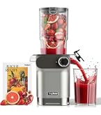 Anybear Entsafter, 200W Slow Juicer Kaltentsafter mit 110 mm großem Einfüllschacht für ganze Früchte/Gemüse | Upgraded Schnecke | Tritan-Material | BPA-frei