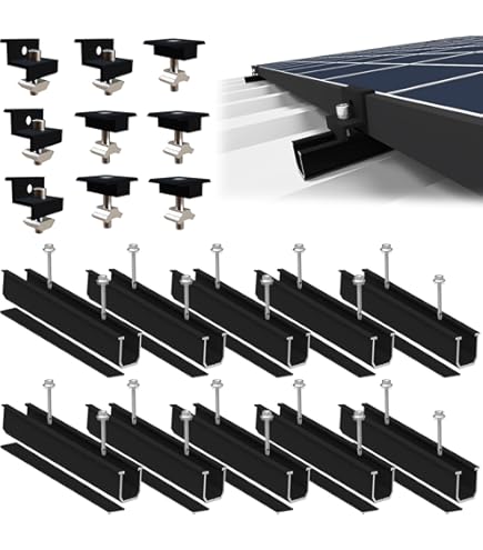Avoltik Zonnepaneelhouder voor camper, boot, plat dak, caravan