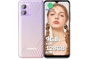 DOOGEE Telefon komórkowy N50S [2024], 9 GB RAM + 128 GB ROM Android 13, smartfon, aparat 20 MP, ośmiordzeniowy, ekran 6,52" HD+, 4200 mAh, Dual SIM 4G/Widevine L1/Face ID/OTG/GPS/3,5 mm Jack - różowy