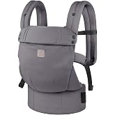 GAGAKU Baby Carrier Backpack, Ergonomic Baby Carrier, for Babies from 3.2 to 15 kg, Advanced 4 in 1 with Baby Carrier, Adjust