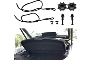 ZARADU Corde Coffre Voiture,Cordons pour Étagères Arrière de Voiture,Voiture Corde De Fixation Universelle,Convient à la Plupart des modèles Cordon Arrière de Coffre（Deux pièces