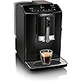 Bosch Serie 2 TIG20119, Bean to Cup Coffee Machine, VeroCafe, with in-cup milk frother, removable water tank, easy select panel with 5 Beverage Options, Piano Black