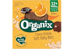 Organix Choco Orange Soft Oaty Bars 12+ Months, 6 x 23g