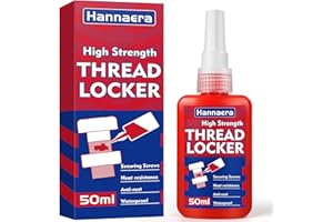 ‎HANNAERA Schraubensicherung Hochfest 50ml, Schraubenkleber, Locktight Schraubensicherungskleber für Verhinderung des Sturzes von Schrauben und Rostschutz Thread Lock (gqd-new)