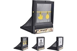 Nizirioo Kugelfang Scheibenkasten Zielscheibe inkl Pendelziel: Kugelfang Zielscheibe mit 10 Zielpapiere und 2 Zielbleche aus Metall, Softair Target