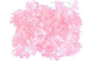 The Baked Studio - Original Dried Flower Hydrangea Set For Cake & Cupcake Decorating & Others Crafts (Bright Pink)