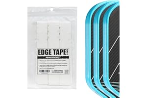 PICKLETECH Pickleball Paddle Protection Tape Transparent – Clear Protective Guard for Paddles Head - Fits Standard Paddles, Not for Edgeless Paddles -No Wrinkling