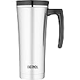 Thermos 16-Ounce Vacuum Insulated Travel Mug 16 ounce Black NS100BK004