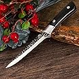 Captoola stainless Steel Classic Flexible Fillet Knife Ideal for Filleting Fish and Trimming Meat Japanese Filleting Knife & Meat Trimming Knife Kitchen Knife Knives (Set of 1, Black)