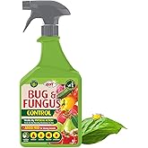 Doff Bug & Fungus Control – 1L Pest Repellent – Pesticide-Free Bug Spray with Added Feed – Suitable for Edible & Ornamental P