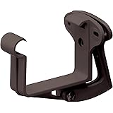 INEFA Rinnenhalter, justierbar, kastenförmig Dunkelbraun NW 68, 1 Stück - Kunststoff, Stirnbretthalter, Justierbar, Verstellb