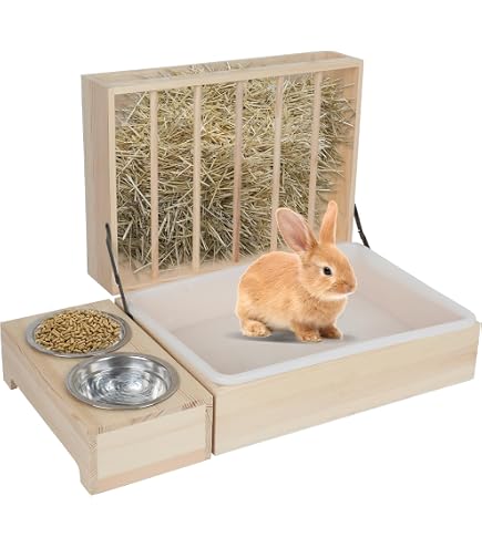 Kaninchen-Heuraufe Aus Metall – Zum Aufhängen, Für Heu, Futterstation Für Kleintiere