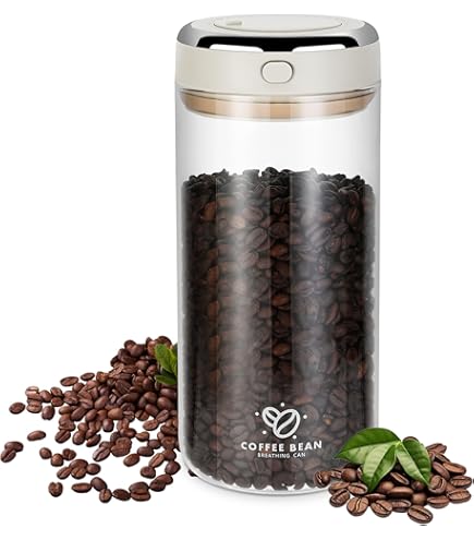 2 stuks koffieblik luchtdicht, 95 x 140 mm koffiebonen container met 2 stuks koffieblik luchtdicht, 95 x 140 mm koffiebonen container met