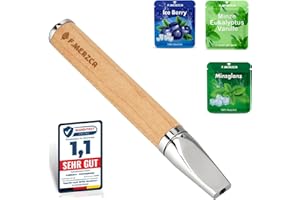 F.MERZCA® Rauchentwöhnung Atemholz mit MIT MEHR WIDERSTAND – 9× Filter mit leckerem Minze, Blaubeere und Eukalyptus Mix Geschmack - Zigarettenersatz & Rauchfrei Hilfsmittel Nikotinfrei mit 900 Zügen