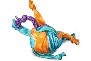 CATSTAGES Petstages Tons of Tails - Dentystyczna zabawka dla kotów - z kocimiętką - wielobarwna