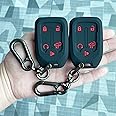 TANDRIVE Silicone Key Fob Cover for 2019-2021 Chevy Silverado and GMC Sierra