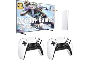 XIFANHO Retro Game Stick Konsole - 64GB TF Card - USB Wireless Console Game Stick mit 20+Emu-latoren 20000+Spiele, Plug und Play Videospiel-Sticks HDMI Ausgang für TV, USB Retro Game Stick Retro Konsole