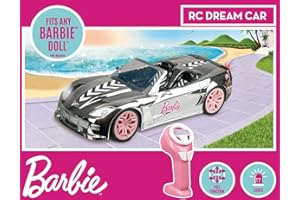 Mondo Motors - BARBIE DREAM CAR SILVER - 2.4 GHz - modello radiocomandato in scala 1:14 - fari che si illuminano - 63813