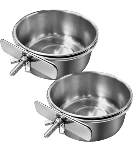 Bird Water Feeder Dishes Bird Bowl For Cage Coop Cups Parrot Food